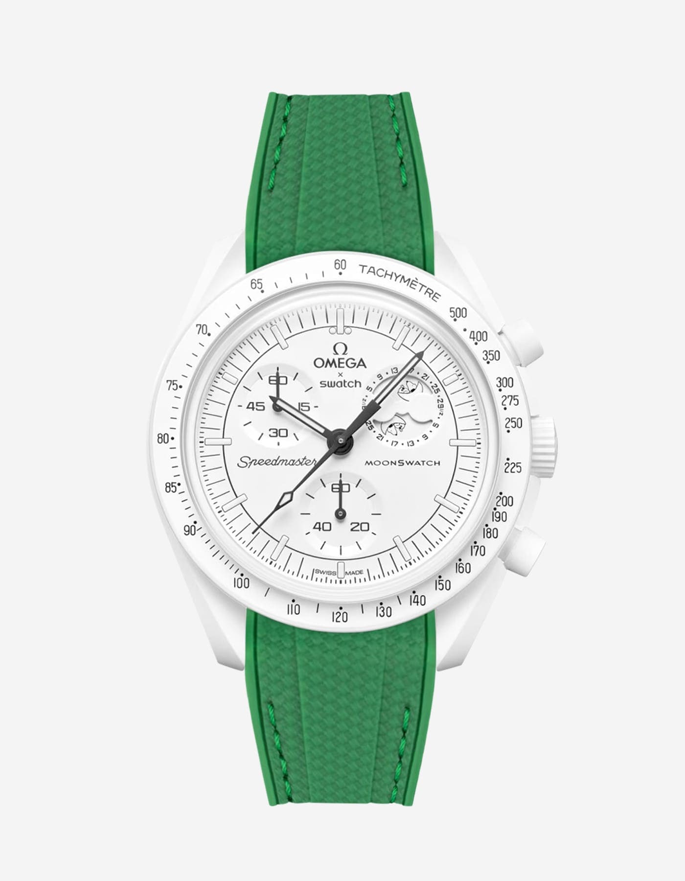 MoonSwatch Mission to the Moon Phase (Rubber Strap) - OM Luxury