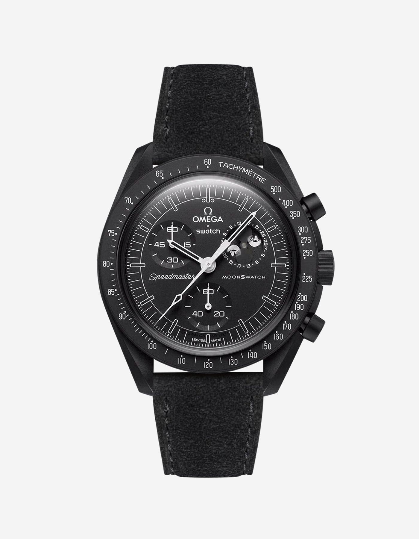 Mission to the Moon Phase - New Moon (Leather Strap) - OM Luxury